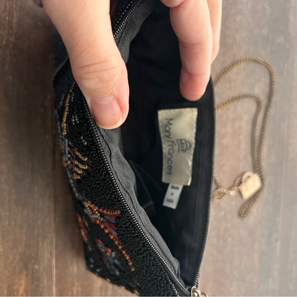 Mary Frances Black Embroidered Crossbody Bag - Picture 3 of 5